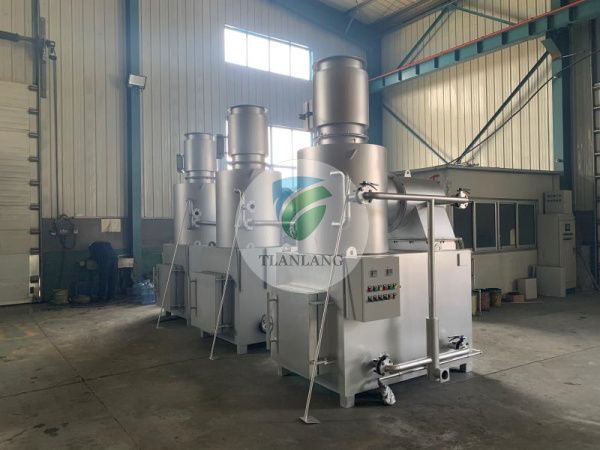 environmental poultry farm waste incinerator for dead chicken animal waste burning